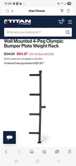 Titan Wall Mount Weight Rack