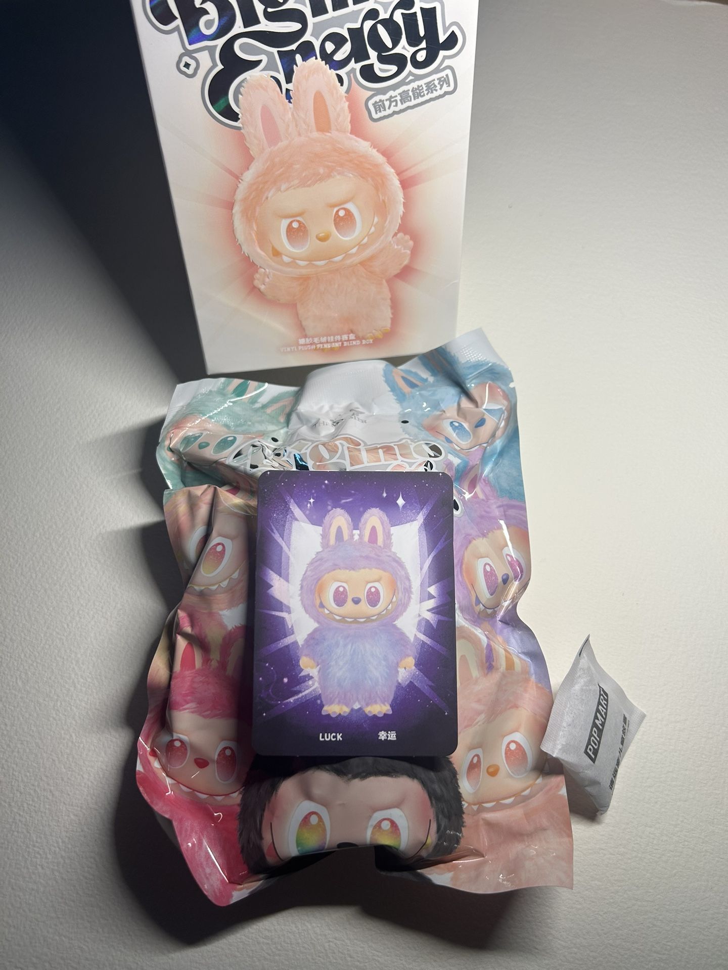 Authentic Verified Confirmed Big Into Energy Labubu Luck