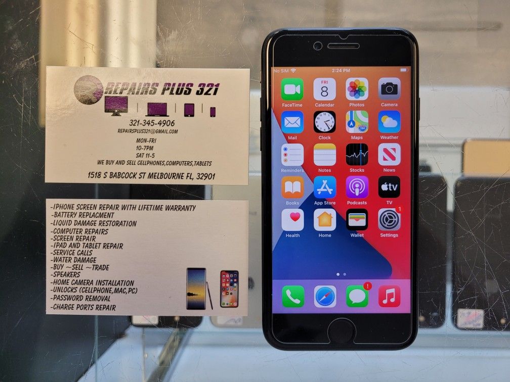 Unlocked Black iPhone 7 32gb