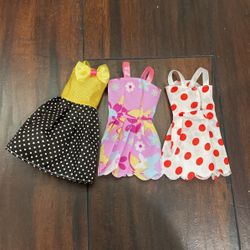 Three Dresses For Barbie 