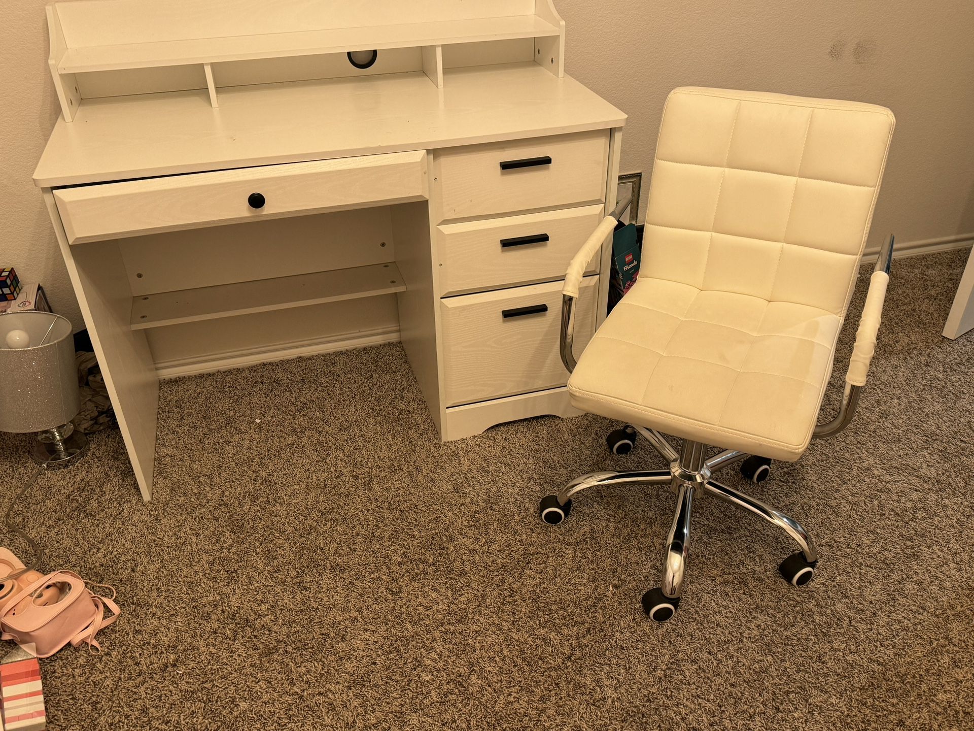 Desk with  chair