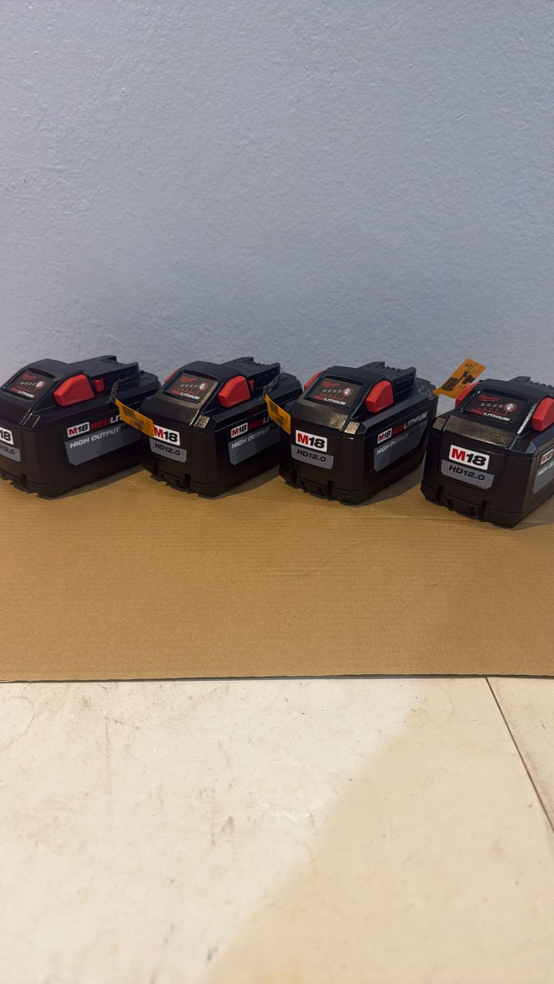 New Milwaukee M18 High Output HD12.0 Ah Battery 