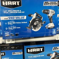 HART Drill Driver 20 Volt (New) And 20 Volt Skill Saw