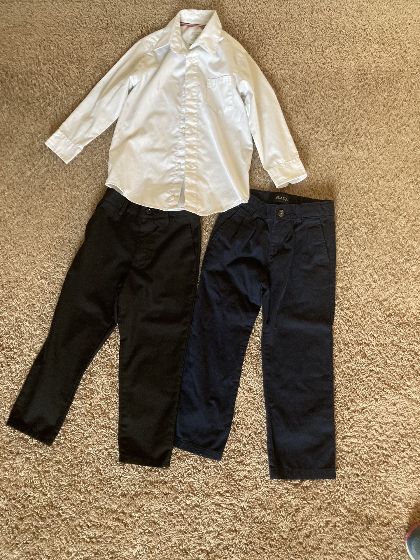 Boys Size 5 Dress Pants & Shirt Lot