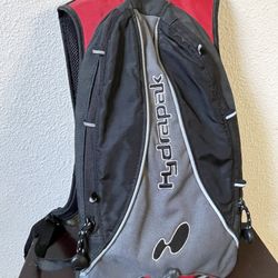 HydraPak Backpack Black/Gray/Red