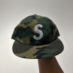 Supreme Wool S Logo 6 Panel hat