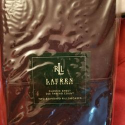Lauren Set Of Standard Pillow Cases 