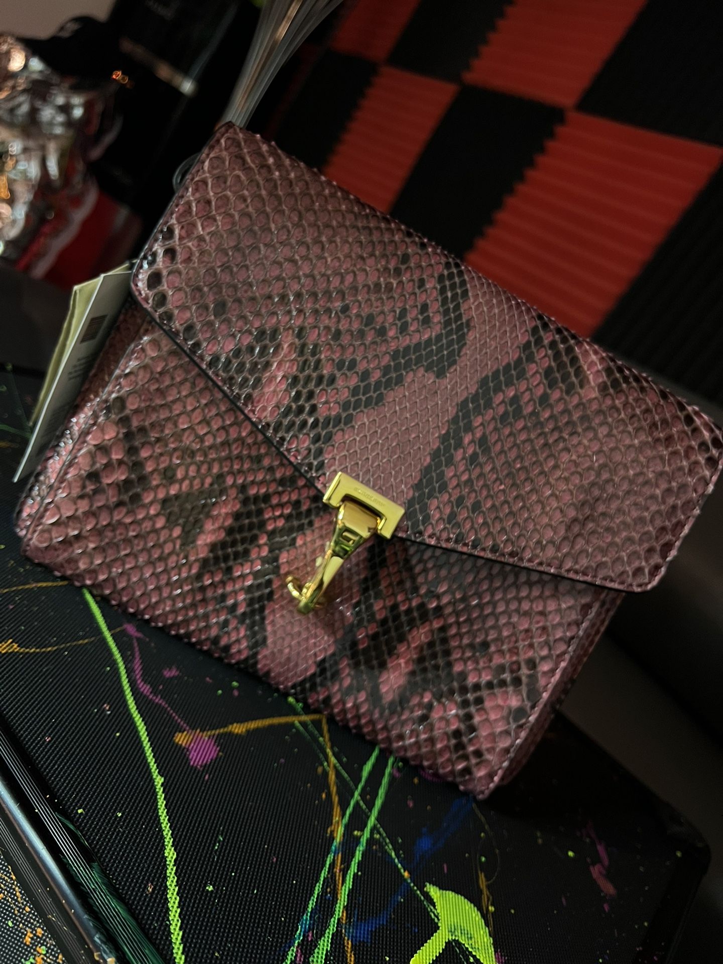 Authentic Burberry Python Bag