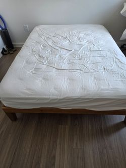 Mattress and frame from wayfair