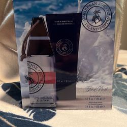ISLAND MUSK by CARIBBEAN JOE EDT 4.2 oz Spray Cologne & 3.4 Body Wash Set