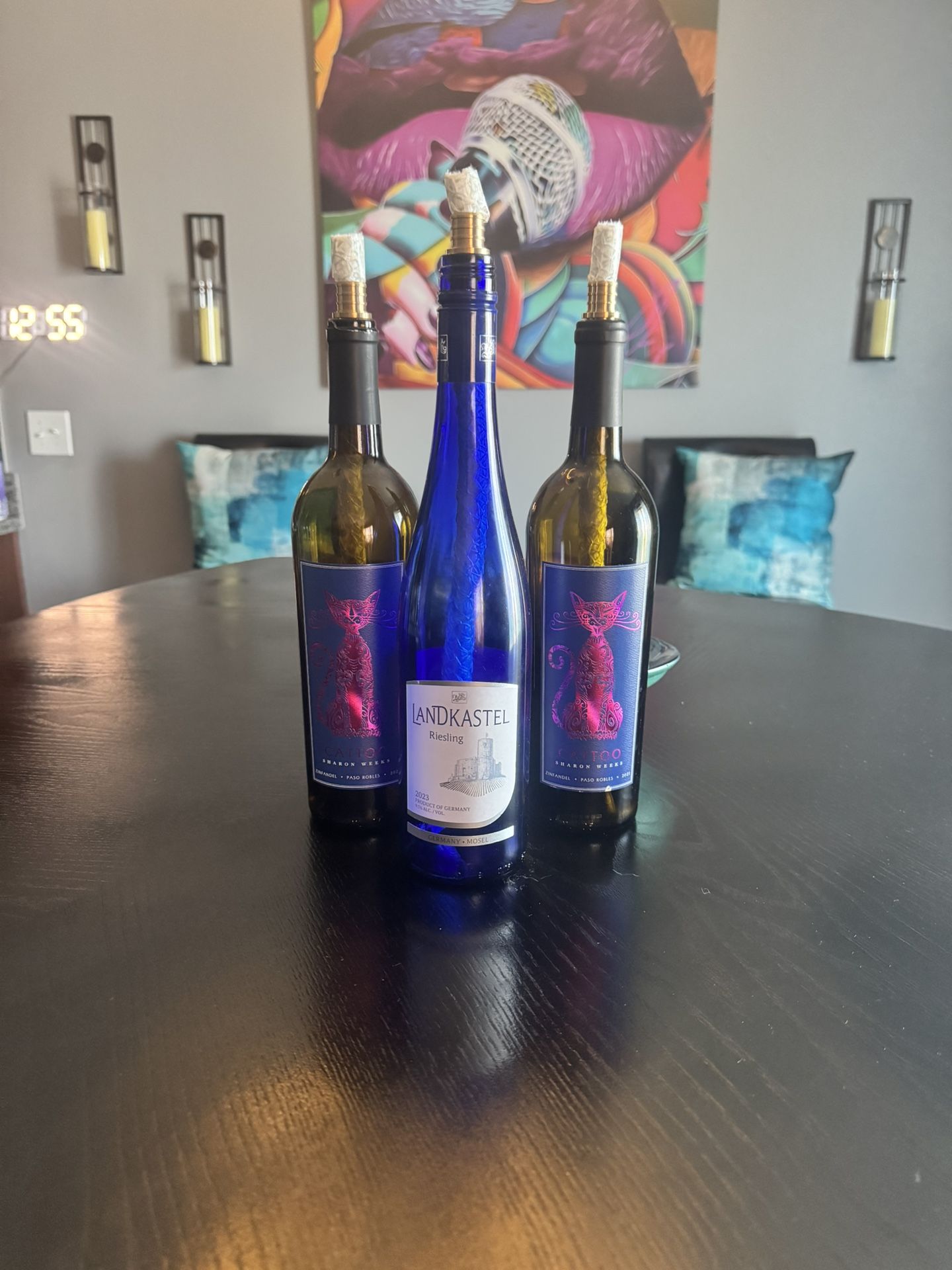 Tiki Wine Bottles For Outdoors