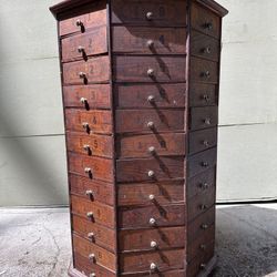 Early 1900s Octagonal Screw Cabinet
