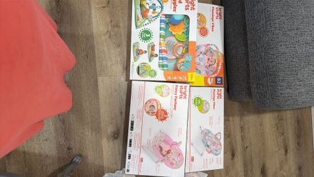 3 New Baby Bouncers 1 Baby Mat Gym