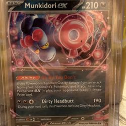 Munkidori EX 037/064 Double Rare Shrouded Fable Pokemon TCG