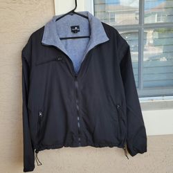"THE WEATHER CO" MEN'S CONVERTIBLE JACKET/VEST...BLACK...SIZE SMALL 