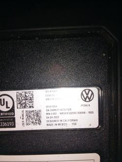 Volkswagen Charging Cord