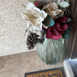 Free Oversized Vase With The Flowers Outdoor Furniture Indoor Living Room Decoration Decor, Artificial Flowers