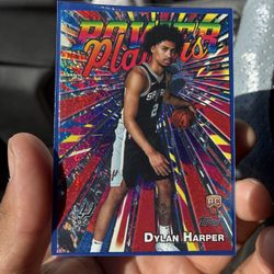 Dylan Harper Powerplayer Multi holo Topps rookie Card 