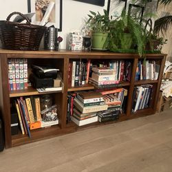 Room & Board Woodwind 30″h Walnut Bookcase — Good Condition