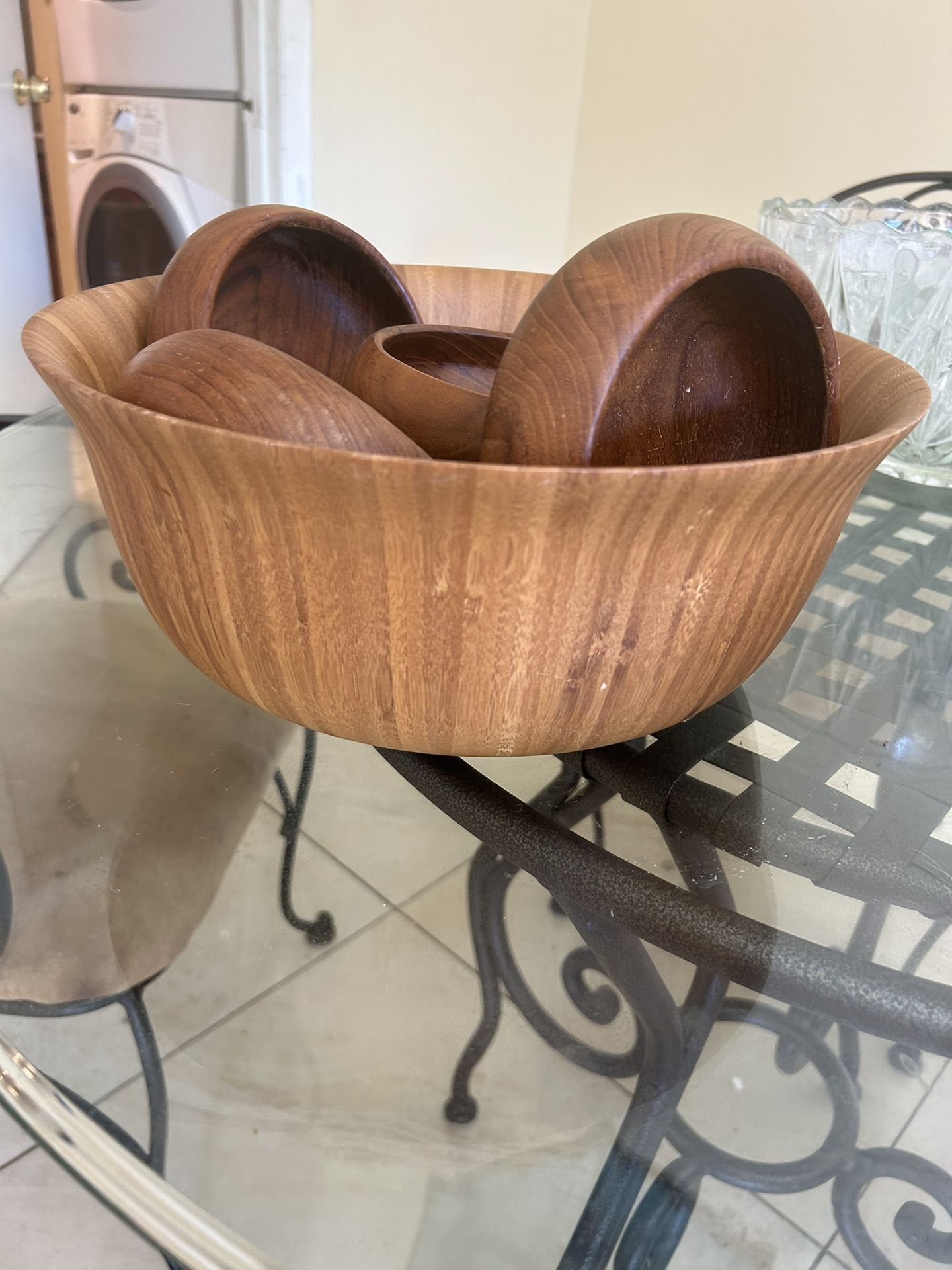 Wooden Bowl Set