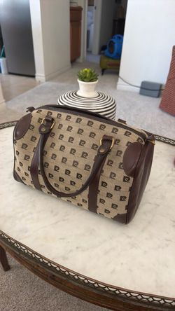 Pierre Cardin Monogram Boston Handbag