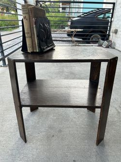 Tiger Oak Veneer Plywood Shelf, Bookcase, Side Table, End Table
