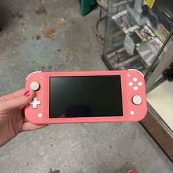 Nintendo switch lite coral color pick up only 