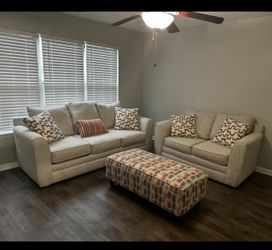 3piece set-sofa loveseat & ottoman ✨