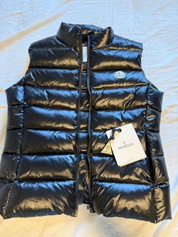Moncler Black Puffer Vest