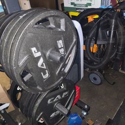 4x45lbs Olympic weight plates