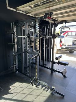 Fully Loaded All In One Home / Commercial Gym🔹Dual Cable Machine🔹Smith Machine🔹Squat Bench Press Rack 