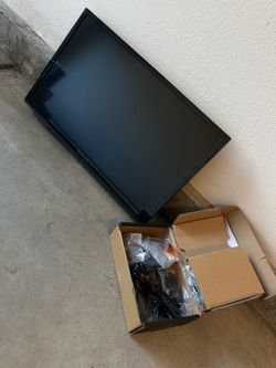 24” TV with remote and mount