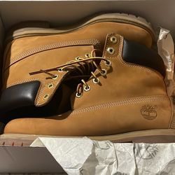 Wheat Timbs Double Sole Size 7.5 Fits 7.5-8.5