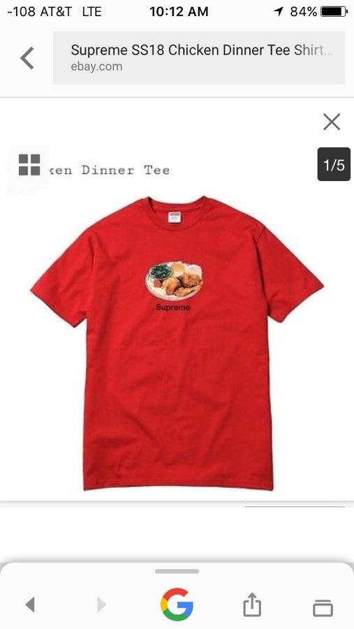 Supreme Chicken Dinner T Shirt Air Purification Supreme Chicken