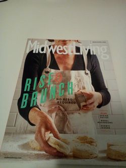 Midwest living magazine/ march-april 2020/ rise & brunch/ spring patios/ morel mushrooms/ scenic rivers