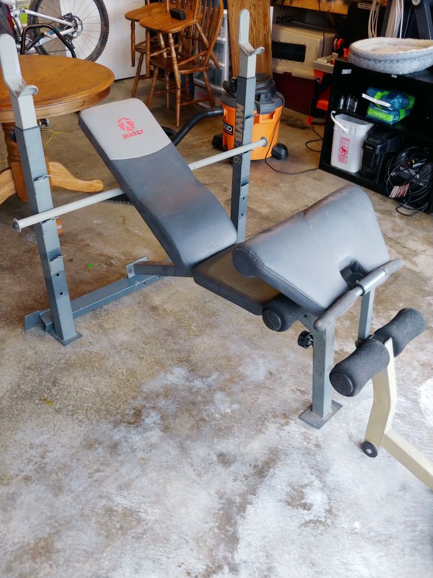 Marcy bench and weights