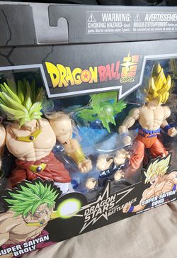 Dragon Ball Super Dragon Stars Super Saiyan Goku Battle Damage Ver. vs. Super  Saiyan Broly Dragon Ball Z Battle 2-Pack