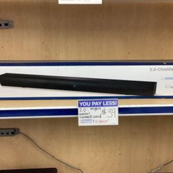 2.0 Channel Soundbar 