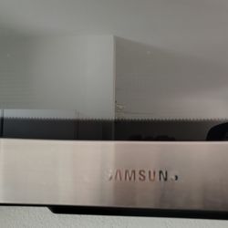 Samsung microwave on wall