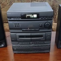 Vintage Sony Hi-Fi 5 Disc/Radio/ 2 Tape Deck Player Model LBT-G2000