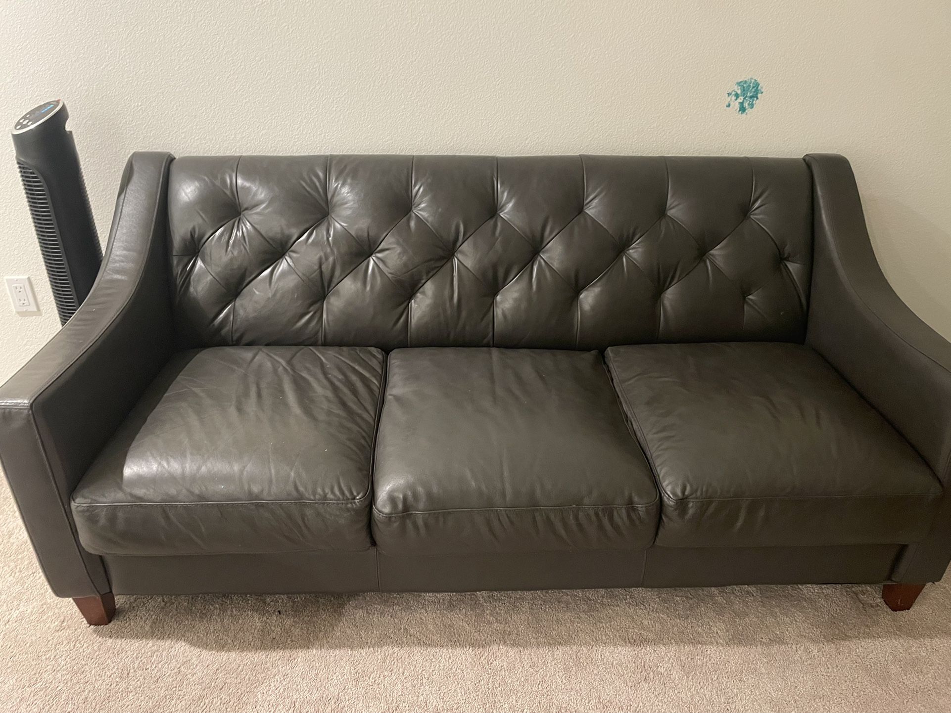 Sofa Leather Couches 2 Set