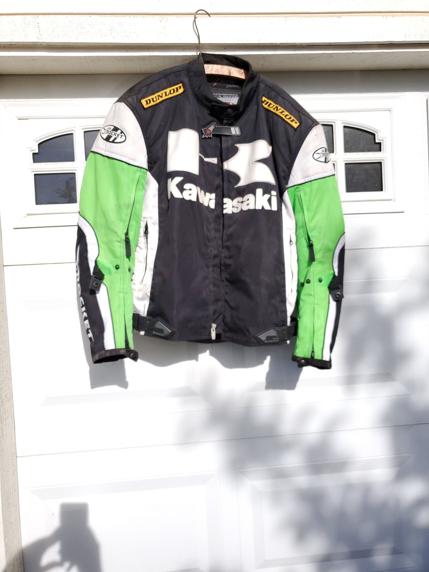 Motorcycle jacket: Kawasaki joe Rocket XL