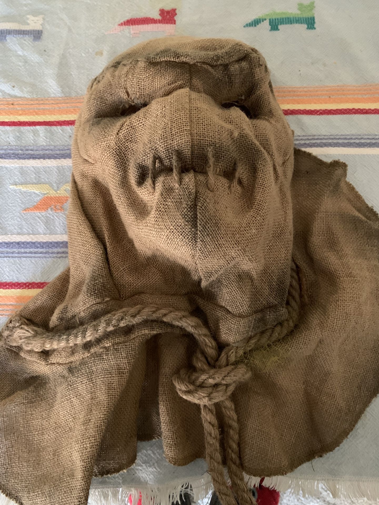 Burlap Horror Scarecrow Mask