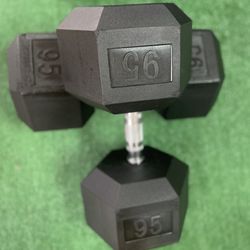 New 95lbs Dumbbells 