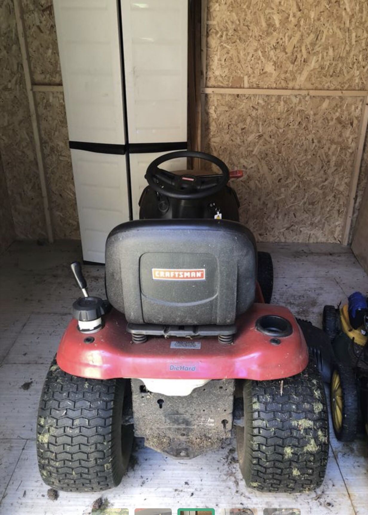 Riding mower craftsman YT 4000 with sweeper runs good for Sale in