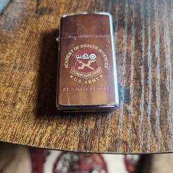 Rare 1986 Fort Sam Houston Zippo With Case