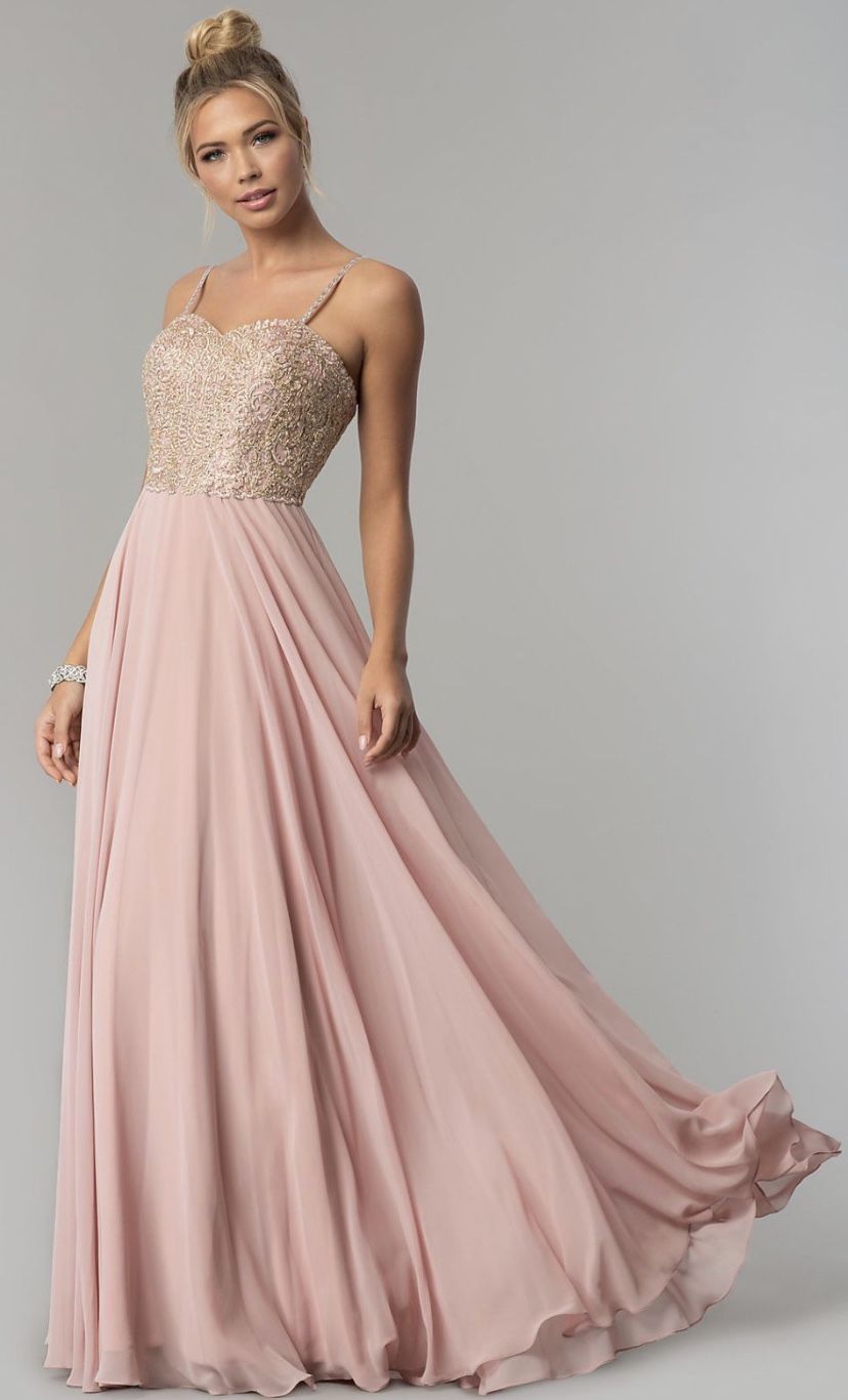 lace bridesmaid dresses online Pink Flutter Sleeves V-neck Lace A-line Long Bridesmaid Dress main image 0