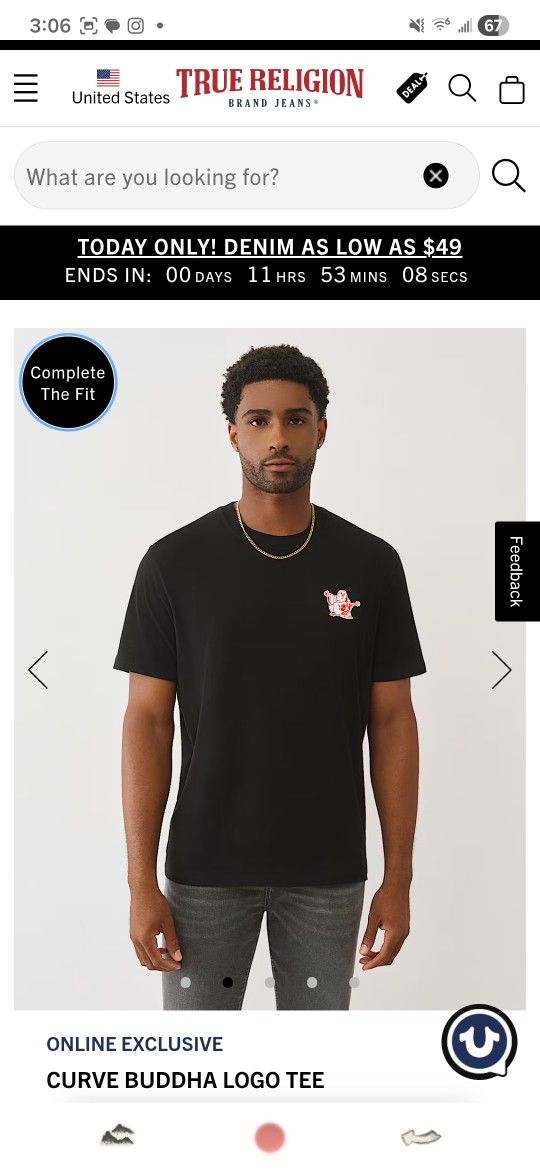 Tru Religion T - Unisex Medium