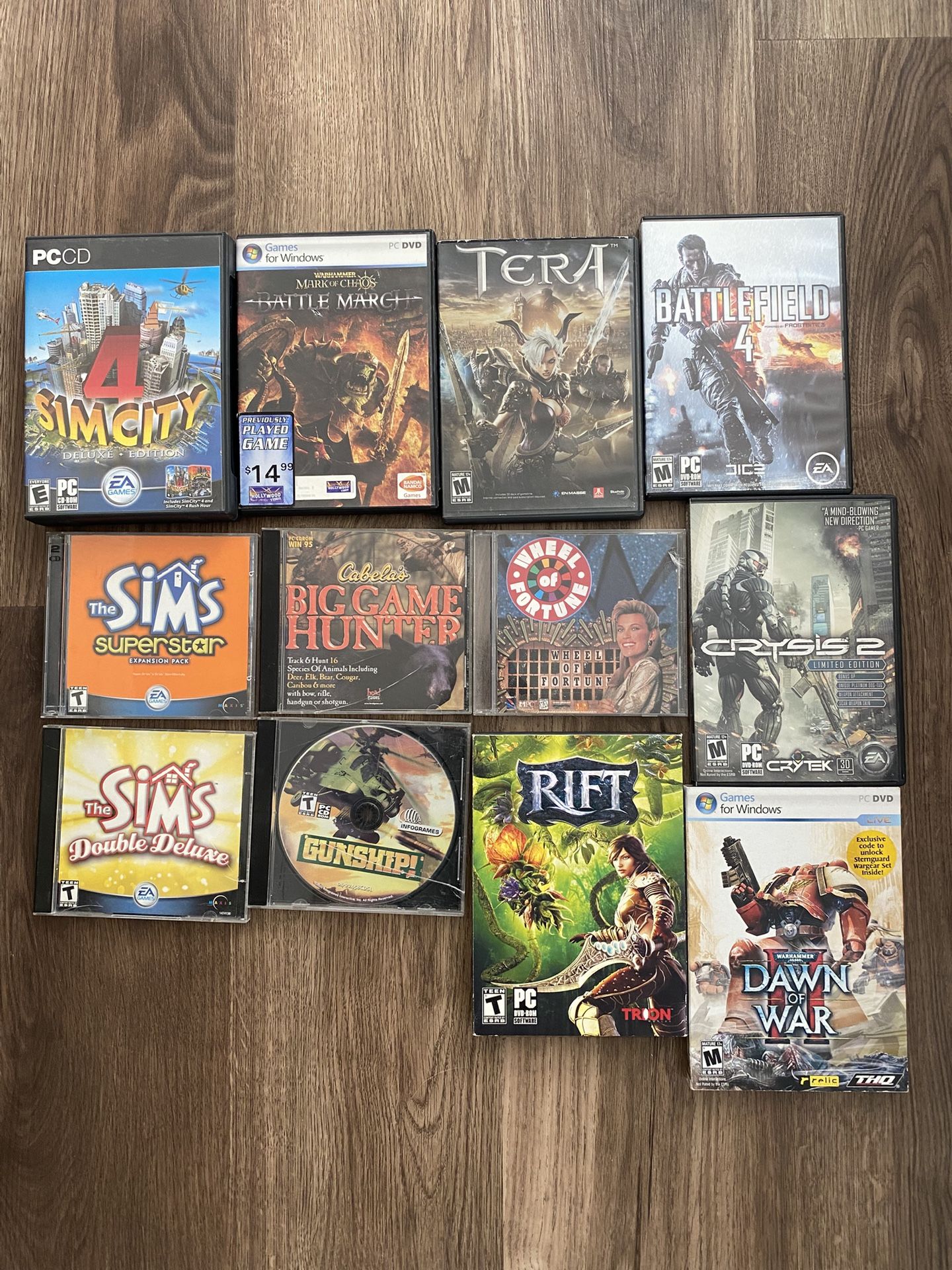 PC Computer Video Games And Controllers