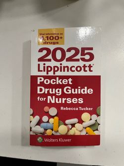 2025 Lippincott Pocket Drug Guide for Nurses -Rebecca Tucker/ Wolters Kluwer